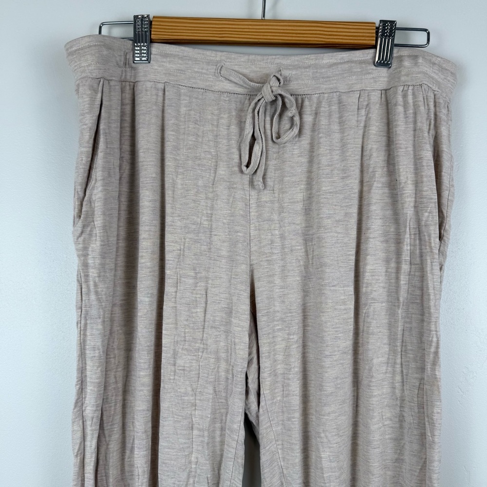 Kindred Bravely-large- Cream Beige High Waist Everyday Lounge Joggers-maternity - Picture 3 of 7